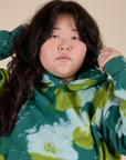 Heavyweight Oversized Hoodie - Green Magic Waters
