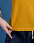 Painted Burly Tee - Mustard Yellow
