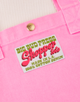 Shopper Tote Bag in Bubblegum Pink close up