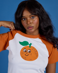 Produce Raglan Tee - Orange