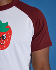 Produce Raglan Tee - Strawberry