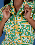 Spring Quilt Print Jumpsuit