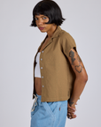 Pantry Button-Up - Desert Brown