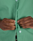 Pantry Button-Up - Seafoam Green