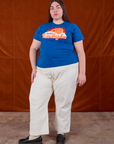 Sunny Los Angeles Tourist Tee and vintage tee off-white Western Pants on Marielena