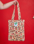 Hot Stuff Printed Everyday Tote held by model