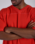 Burly Jersey - Mustang Red
