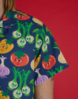 Veggie Village Pantry Button-Up