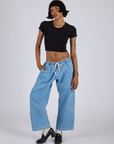 Cropped Baby Tee - Basic Black