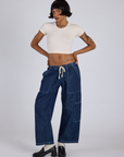 Cropped Baby Tee - Vintage Off-White