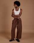 Drop Pocket Cargo Pants in Fudgesicle Brown worn by Jerrod
