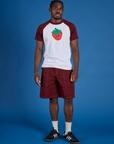 Produce Raglan Tee - Strawberry