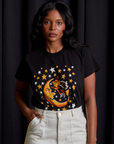 Vintage Tee in Moon & Witch on Kandia