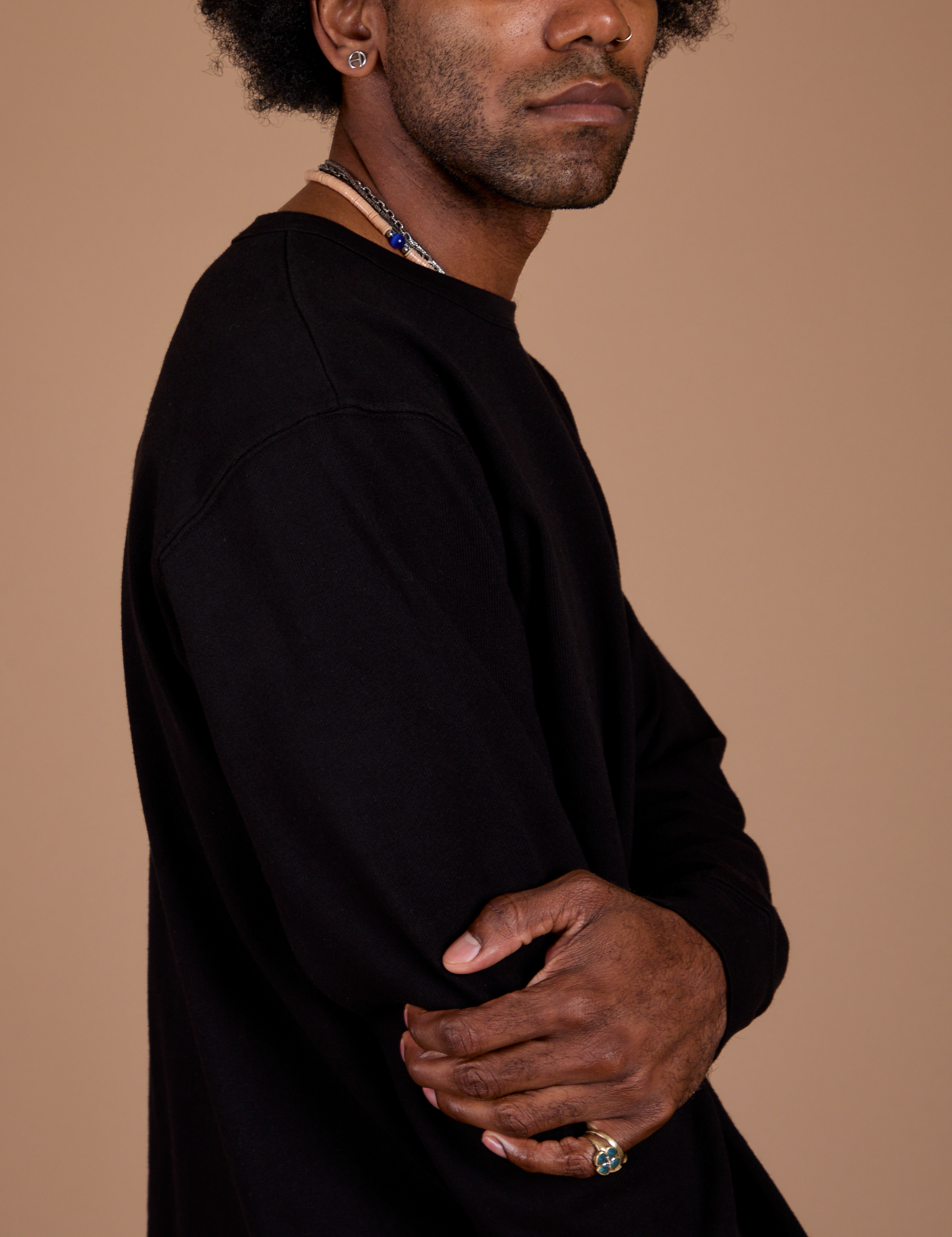 Long Sleeve Burly Tee - Basic Black