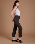 Organic Work Pants - Espresso Brown