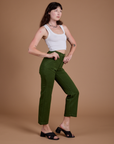 Organic Work Pants - Evergreen