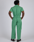 Short Sleeve Jumpsuit - Seafoam Green