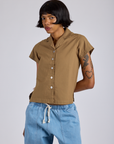 Pantry Button-Up - Desert Brown