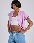 Pantry Button-Up - Lilac Purple