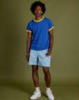 Vintage Ringer Tee - Royal Blue