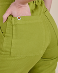 Short Sleeve Jumpsuit - Gross Green