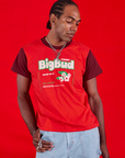 Vintage Tee in Cherry Soda on Jerrod