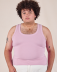 Tank Top in Lilac on Miguel