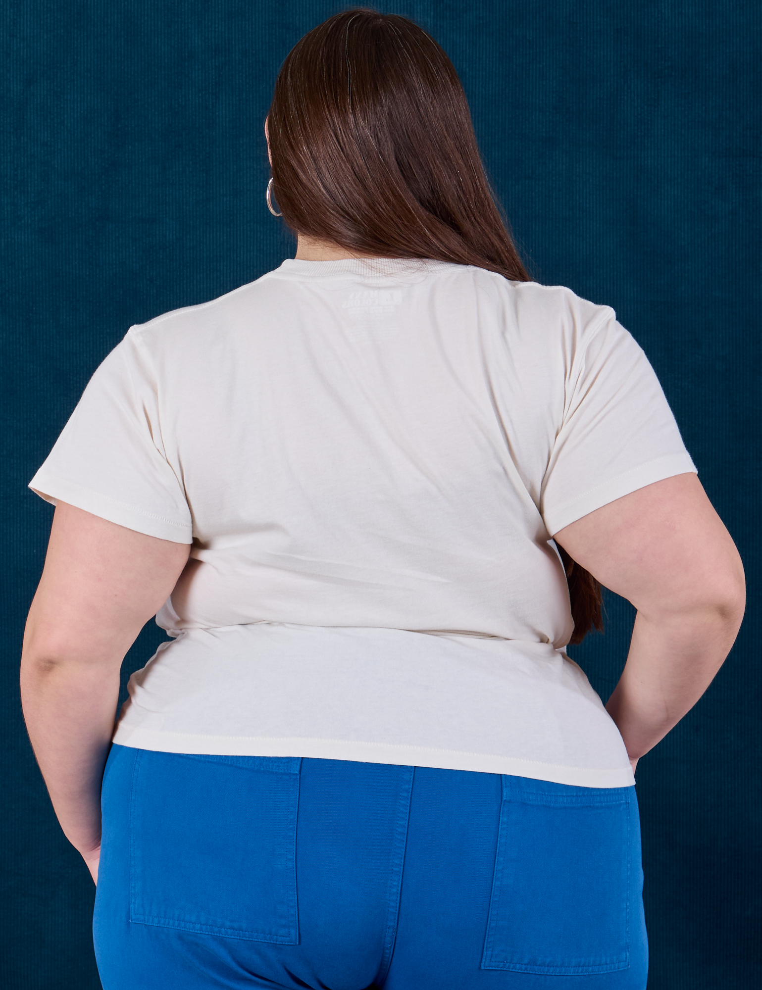Chicago Tourist Tee back view on Marielena