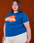 Sunny Los Angeles Tourist Tee angled front view on Marielena