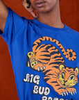 BBP Tiger Tee front close up on Cheyann