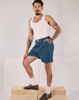 Trouser Shorts - Lagoon