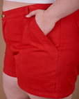 Classic Work Shorts - Mustang Red