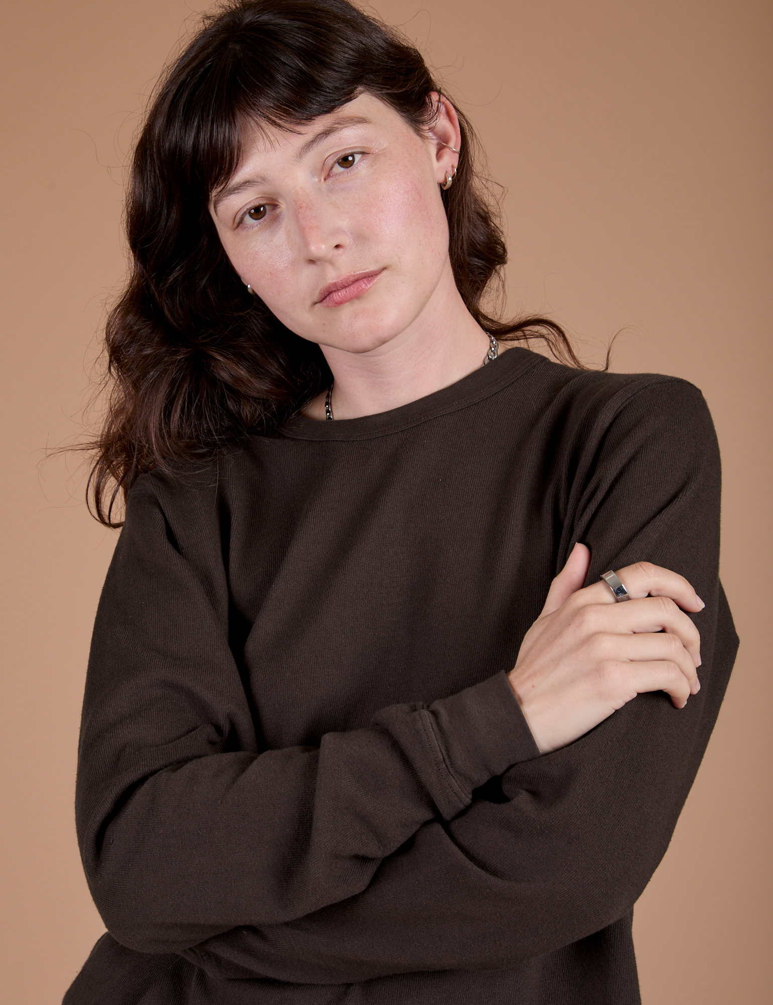 Long Sleeve Burly Tee - Espresso Brown