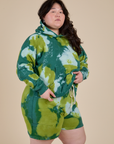 Heavyweight Oversized Hoodie - Green Magic Waters