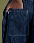 TRY-A-STYLE - Denim Drop Pocket Pants - Dark Wash *FINAL SALE*