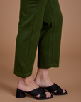 Organic Work Pants - Evergreen