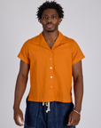 Pantry Button-Up - Creamsicle Orange