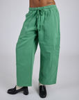 Drop Pocket Cargo Pants in Seafoam Green on Kira