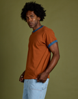 Vintage Ringer Tee - Burnt Terracotta