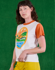 Hollywood Tourist Tee angled front view on Alex