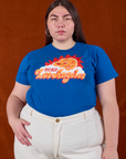 Marielena is wearing Sunny Los Angeles Tourist Tee tucked into vintage tee off-white Western Pants