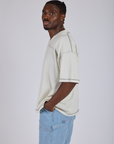 Burly Jersey - Vintage Tee White