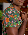 Kitchen Collection Pantry Button-Up side sleeve close up on Jerrod
