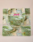Ocean and Sky Printed Shopper Tote