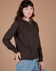 Long Sleeve Burly Tee - Espresso Brown