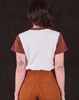 Anniversary Tee in Fast Food back view on Alex