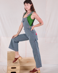 Carpenter Overalls in Railroad side view on Alex