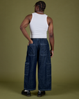 TRY-A-STYLE - Denim Drop Pocket Pants - Dark Wash *FINAL SALE*