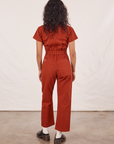 Petite Short Sleeve Jumpsuit - Paprika *FINAL SALE*