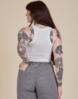 Racerback Tank - Vintage Tee White